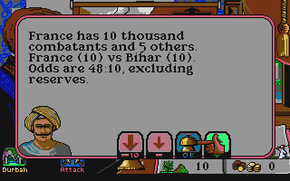 Champion of the Raj atari screenshot