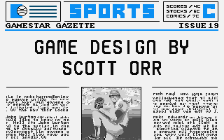 Championship Baseball atari screenshot