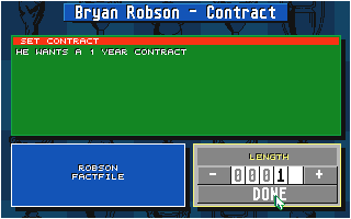 Championship Manager 93 atari screenshot