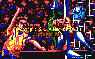 Championship Manager atari screenshot