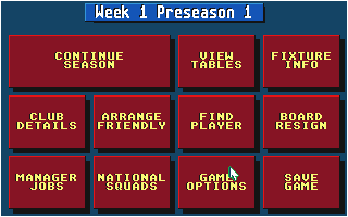 Championship Manager Italia '95 atari screenshot