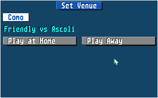 Championship Manager Italia '95 atari screenshot