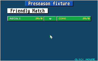 Championship Manager Italia '95 atari screenshot