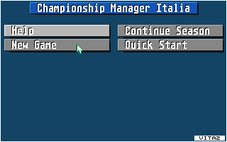 Championship Manager Italia atari screenshot