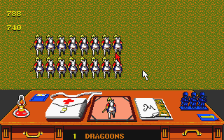 Charge of the Light Brigade atari screenshot