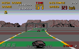 Chase HQ atari screenshot