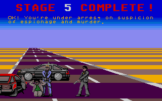 Chase HQ atari screenshot