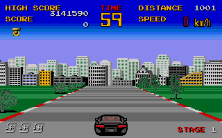 Chase HQ atari screenshot