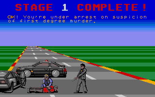 Chase HQ atari screenshot