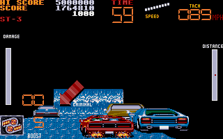 Chase HQ II - Special Criminal Investigation atari screenshot