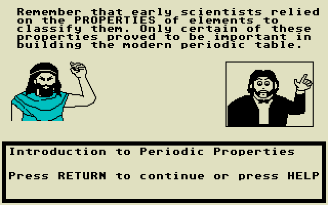 Chemistry Volume 2 atari screenshot