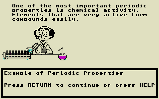 Chemistry Volume 2 atari screenshot