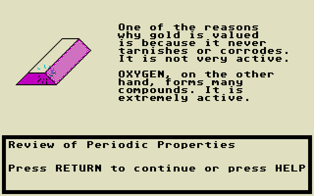 Chemistry Volume 2 atari screenshot