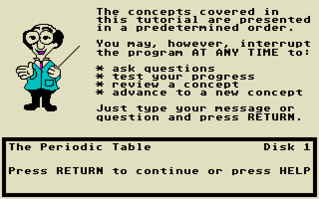 Chemistry Volume 2 atari screenshot