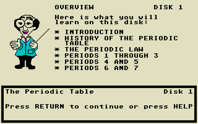 Chemistry Volume 2 atari screenshot