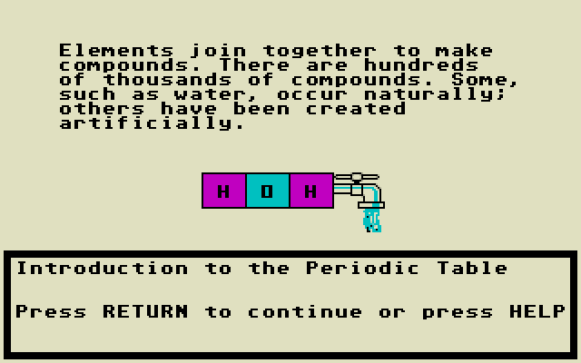 Chemistry Volume 2 atari screenshot