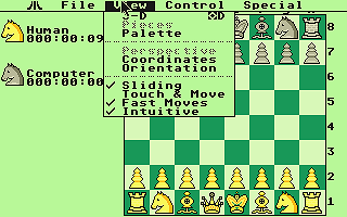 Chess Champion 2175 atari screenshot