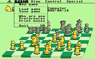 Chess Champion 2175 atari screenshot