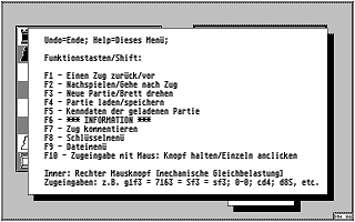 Chessbase atari screenshot