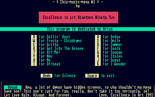 Chip Musix Menu I — screenshot 1