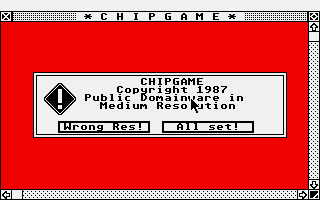 Chipgame atari screenshot