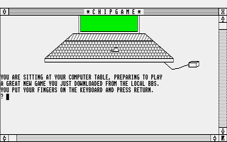 Chipgame atari screenshot