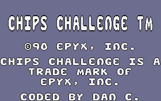 Chip's Challenge atari screenshot