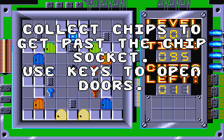 Chip's Challenge atari screenshot