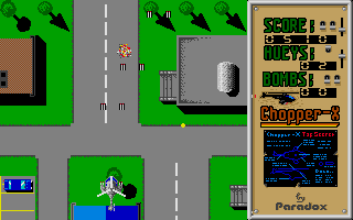 Chopper X atari screenshot