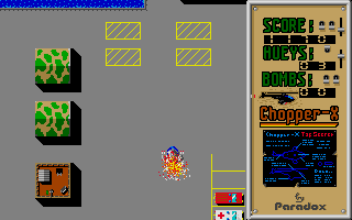 Chopper X atari screenshot