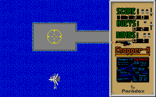 Chopper X atari screenshot