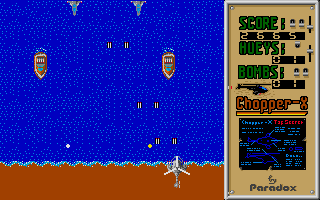Chopper X atari screenshot