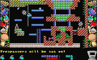 Chubby Gristle atari screenshot