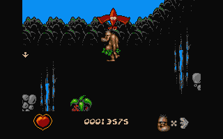 Chuck Rock atari screenshot