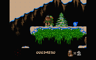 Chuck Rock atari screenshot