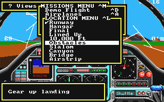 Chuck Yeager's Advanced Flight Trainer 2.0 atari screenshot