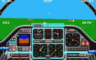 Chuck Yeager's Advanced Flight Trainer 2.0 atari screenshot