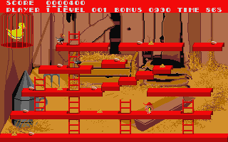 Chuckie Egg atari screenshot