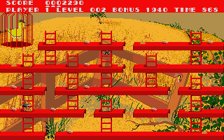 Chuckie Egg atari screenshot