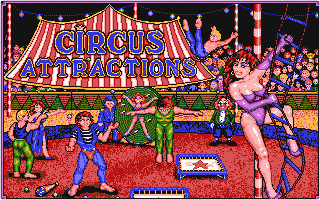 Circus Attractions atari screenshot