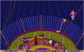 Circus Attractions atari screenshot