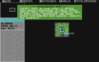 Civilization atari screenshot