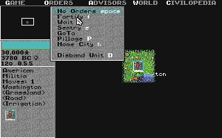 Civilization atari screenshot