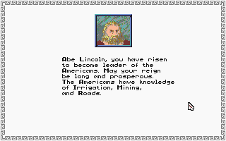 Civilization atari screenshot