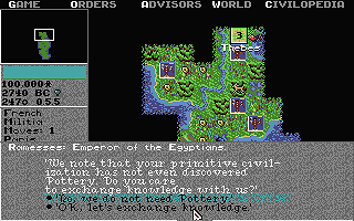 Civilization atari screenshot