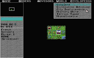 Civilization atari screenshot