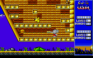 Cj in the USA atari screenshot