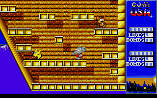 Cj in the USA atari screenshot