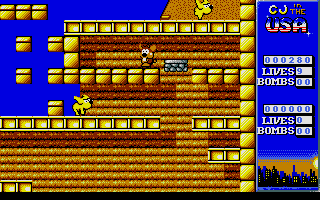 Cj in the USA atari screenshot