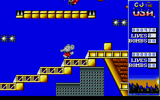 Cj in the USA atari screenshot